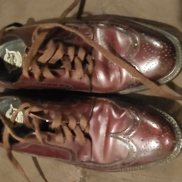 Wingtip Leather Dress Shoes Florsheim Imperial Shell Cordovan - Picture 5 of 6